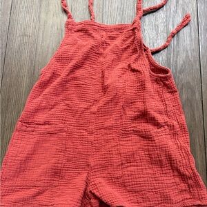 Rip Curl Crimson Textured Romper